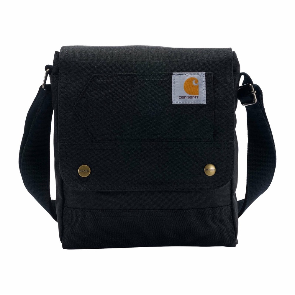 Carhartt Crossbody Snap Bag 9" X 11" X 2.5" Black Crossbody bag